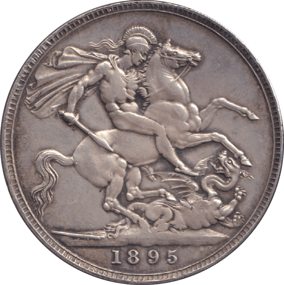 1895 CROWN ( GVF ) - WORLD COINS - Cambridgeshire Coins