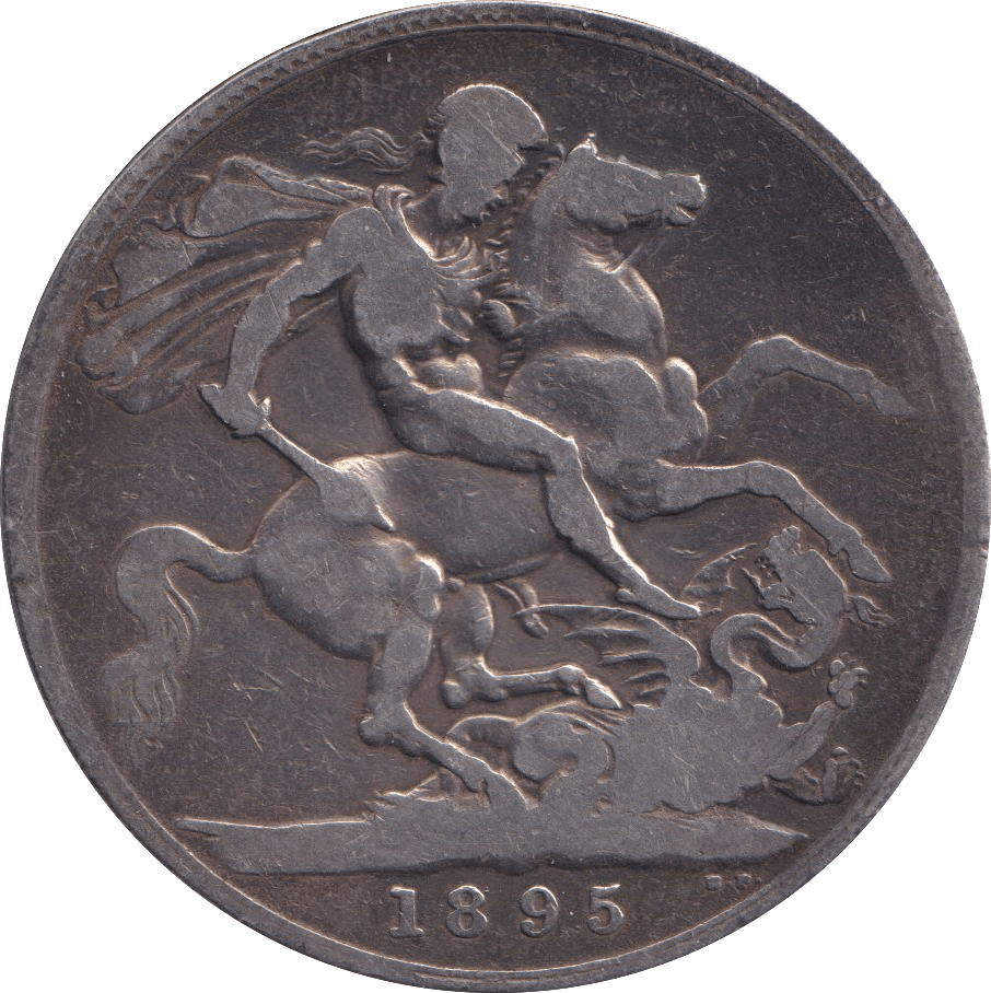 1895 CROWN ( NF ) - FLORIN - Cambridgeshire Coins