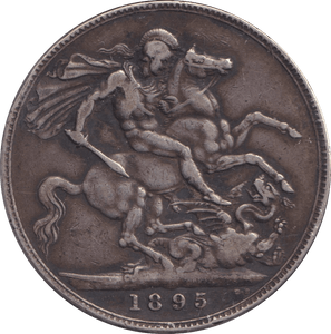 1895 CROWN ( VF ) 3 - CROWN - Cambridgeshire Coins