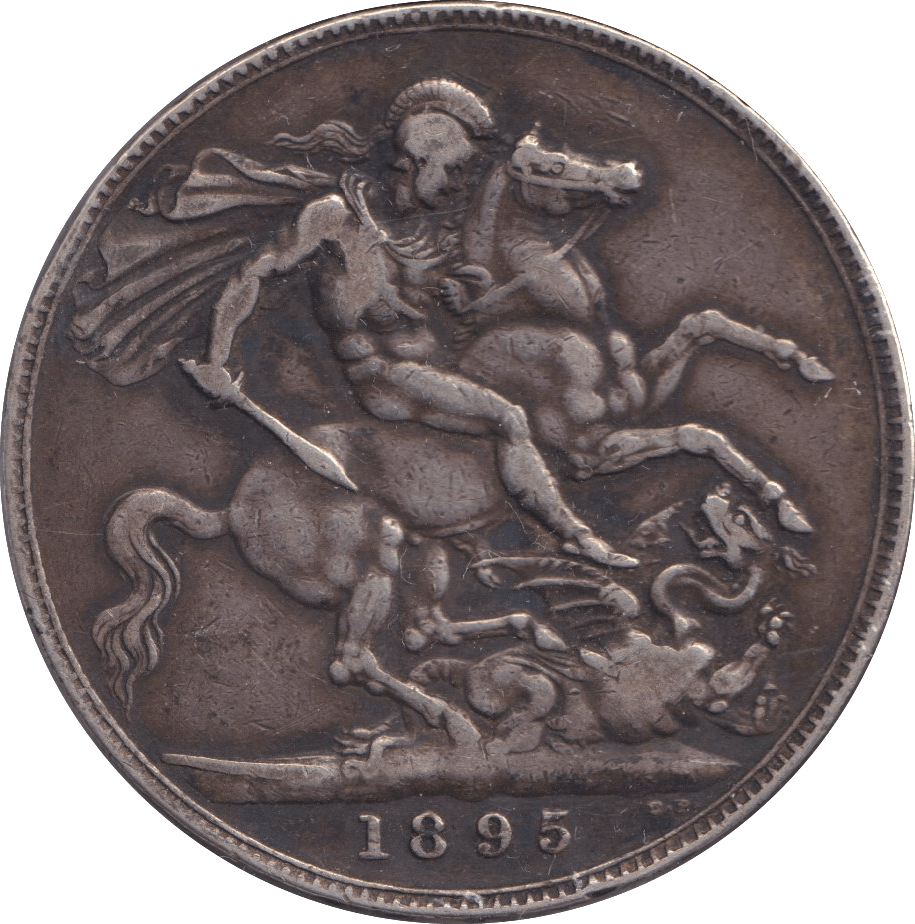 1895 CROWN ( VF ) 3 - CROWN - Cambridgeshire Coins