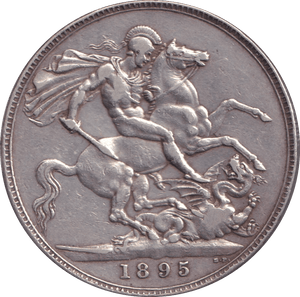 1895 CROWN ( VF ) - CROWN - Cambridgeshire Coins