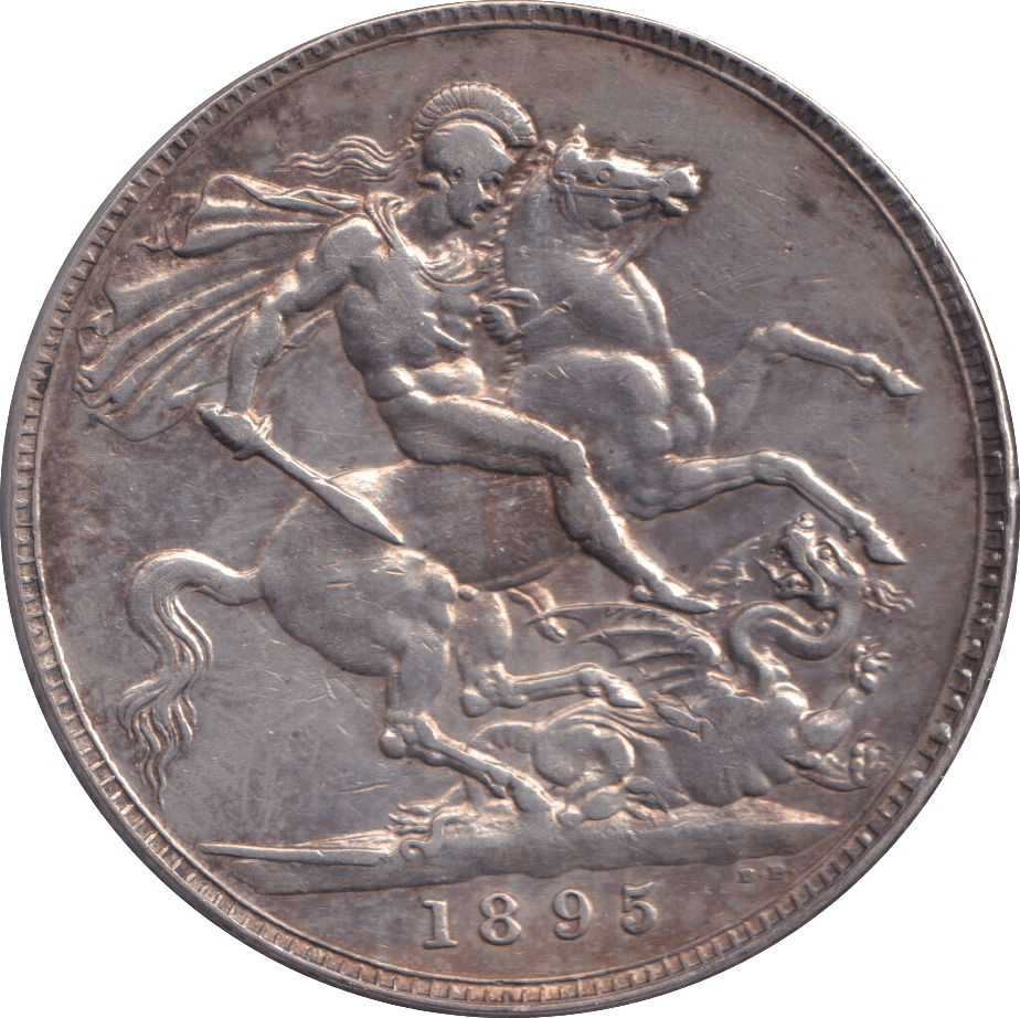 1895 CROWN ( VF ) LIX - CROWN - Cambridgeshire Coins