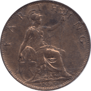 1895 FARTHING ( AUNC ) - FARTHING - Cambridgeshire Coins
