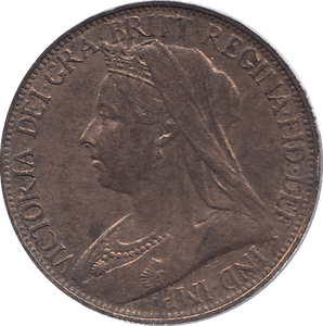 1895 FARTHING ( AUNC ) - FARTHING - Cambridgeshire Coins