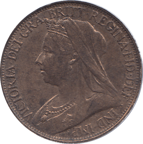 1895 FARTHING ( AUNC ) - FARTHING - Cambridgeshire Coins