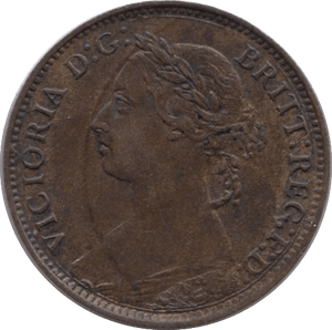 1895 FARTHING ( AUNC ) - Farthing - Cambridgeshire Coins