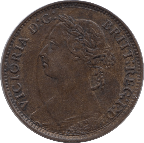 1895 FARTHING ( AUNC ) - Farthing - Cambridgeshire Coins