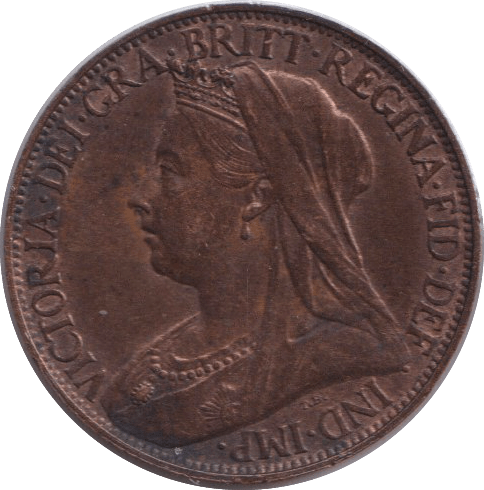 1895 FARTHING ( EF ) - FARTHING - Cambridgeshire Coins