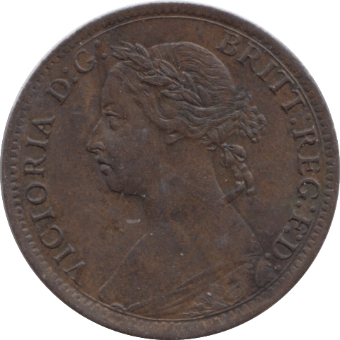 1895 FARTHING ( EF ) - Farthing - Cambridgeshire Coins