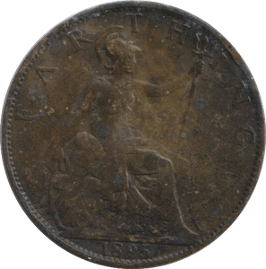 1895 FARTHING ( FAIR ) - FARTHING - Cambridgeshire Coins