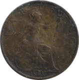 1895 FARTHING ( FAIR ) - FARTHING - Cambridgeshire Coins