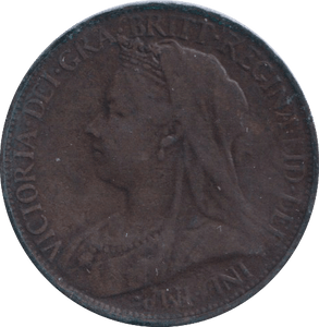 1895 FARTHING ( FINE ) - Farthing - Cambridgeshire Coins