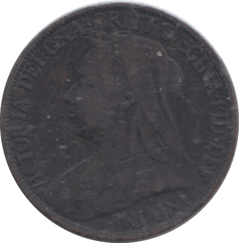 1895 FARTHING ( FINE ) - FARTHING - Cambridgeshire Coins