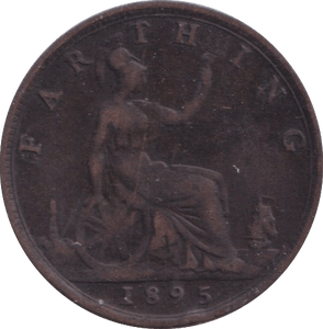 1895 FARTHING ( GF ) - FARTHING - Cambridgeshire Coins