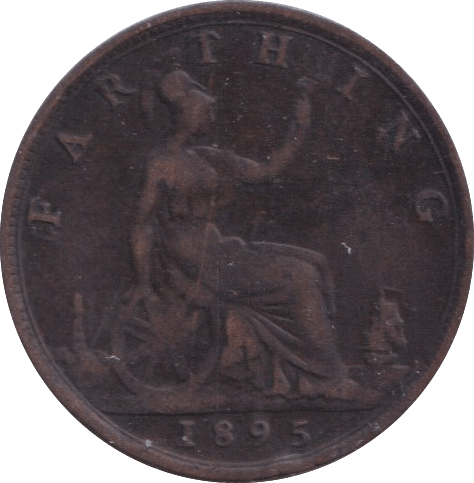 1895 FARTHING ( GF ) - FARTHING - Cambridgeshire Coins