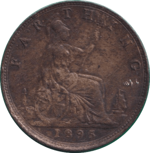 1895 FARTHING ( GF ) - FARTHING - Cambridgeshire Coins