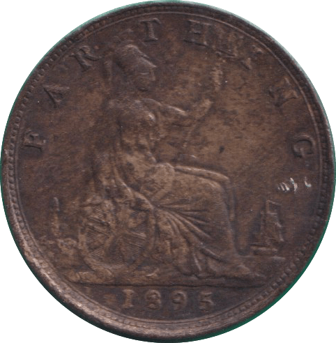 1895 FARTHING ( GF ) - FARTHING - Cambridgeshire Coins