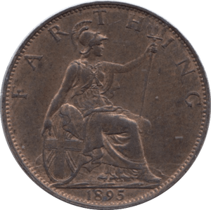 1895 FARTHING ( UNC ) - Farthing - Cambridgeshire Coins