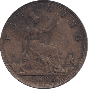 1895 FARTHING ( UNC ) - FARTHING - Cambridgeshire Coins