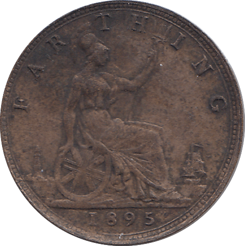 1895 FARTHING ( UNC ) - FARTHING - Cambridgeshire Coins