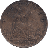 1895 FARTHING ( UNC ) - FARTHING - Cambridgeshire Coins