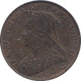 1895 FARTHING ( UNC ) - FARTHING - Cambridgeshire Coins