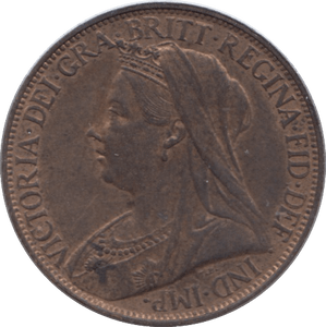 1895 FARTHING ( UNC ) - Farthing - Cambridgeshire Coins
