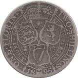1895 FLORIN ( FINE ) - FLORIN - Cambridgeshire Coins