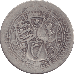 1895 FLORIN ( NF ) - SHILLING - Cambridgeshire Coins