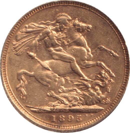 1895 GOLD SOVEREIGN ( AUNC ) SYDNEY MINT - Sovereign - Cambridgeshire Coins