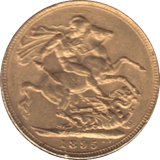 1895 GOLD SOVEREIGN ( EF ) - SOVEREIGN - Cambridgeshire Coins