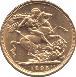 1895 GOLD SOVEREIGN ( UNC ) MELBOURNE MINT - SOVEREIGN - Cambridgeshire Coins