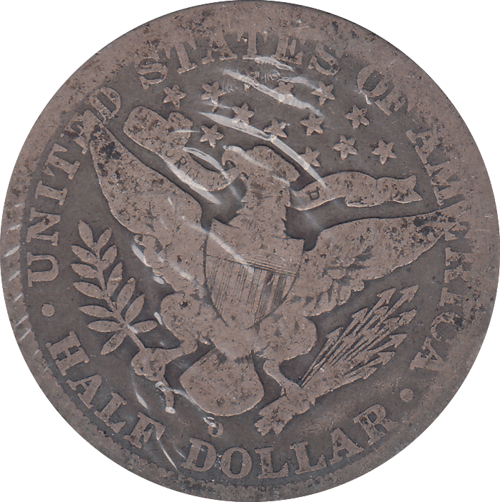 1895 HALF DOLLAR USA - WORLD COINS - Cambridgeshire Coins