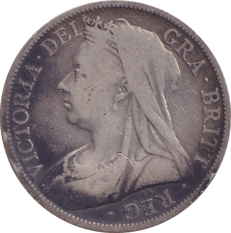 1895 HALFCROWN ( F ) - Halfcrown - Cambridgeshire Coins