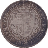 1895 HALFCROWN ( F ) - Halfcrown - Cambridgeshire Coins