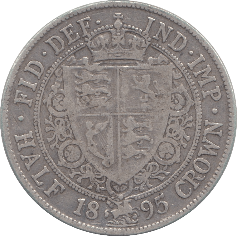 1895 HALFCROWN ( FINE ) 2 - HALFCROWN - Cambridgeshire Coins