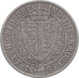 1895 HALFCROWN ( FINE ) 2 - HALFCROWN - Cambridgeshire Coins