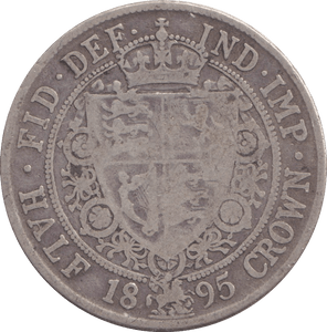 1895 HALFCROWN ( FINE ) 6 - HALFCROWN - Cambridgeshire Coins