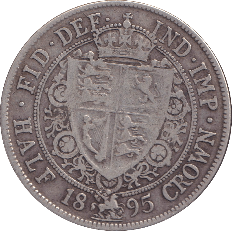 1895 HALFCROWN ( FINE ) - HALFCROWN - Cambridgeshire Coins