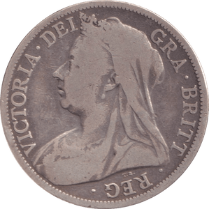 1895 HALFCROWN ( FINE ) - Halfcrown - Cambridgeshire Coins