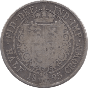 1895 HALFCROWN ( FINE ) - HALFCROWN - Cambridgeshire Coins