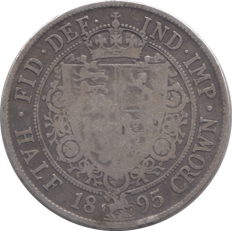 1895 HALFCROWN ( FINE ) - HALFCROWN - Cambridgeshire Coins