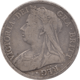1895 HALFCROWN ( FINE ) - Halfcrown - Cambridgeshire Coins