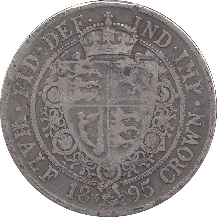 1895 HALFCROWN ( FINE ) - HALFCROWN - Cambridgeshire Coins