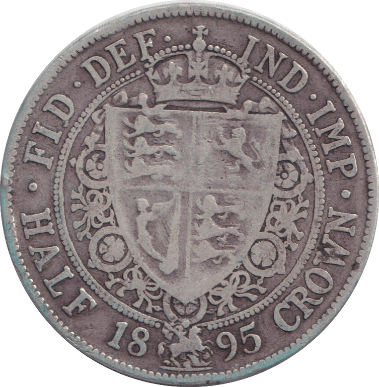 1895 HALFCROWN ( FINE ) - HALFCROWN - Cambridgeshire Coins