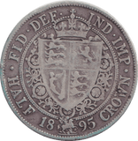 1895 HALFCROWN ( FINE ) - HALFCROWN - Cambridgeshire Coins