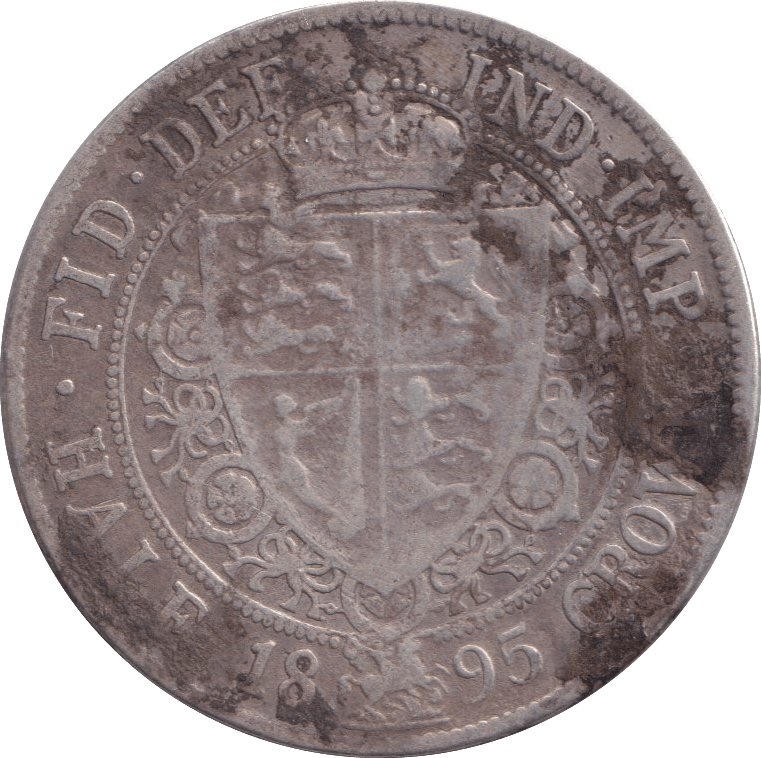 1895 HALFCROWN ( FINE ) - HALFCROWN - Cambridgeshire Coins
