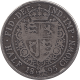 1895 HALFCROWN ( FINE ) - Halfcrown - Cambridgeshire Coins