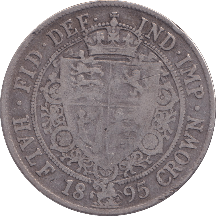 1895 HALFCROWN ( FINE ) - HALFCROWN - Cambridgeshire Coins