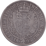 1895 HALFCROWN ( FINE ) - HALFCROWN - Cambridgeshire Coins